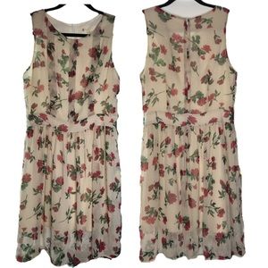Relished Sleeveless Floral Dress